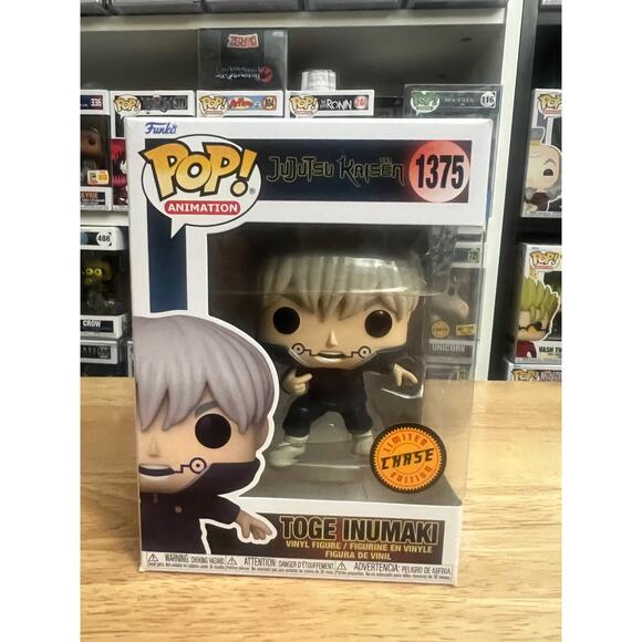 LIMITED EDITION CHASE Toge Inumaki Funko Pop #1375 Jujutsu Kaisen Snakes Fangs - Picture 1 of 6